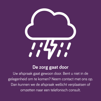 De zorg gaat door